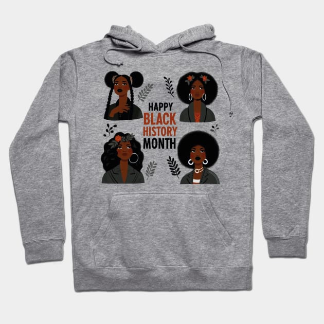 Black History Month Hoodie by mouhamed22